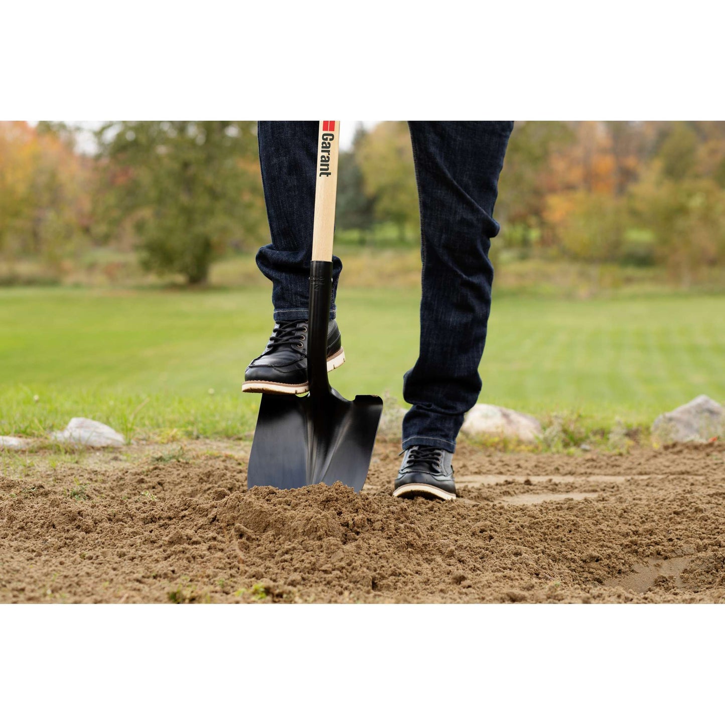 Pelle ronde long manche en bois