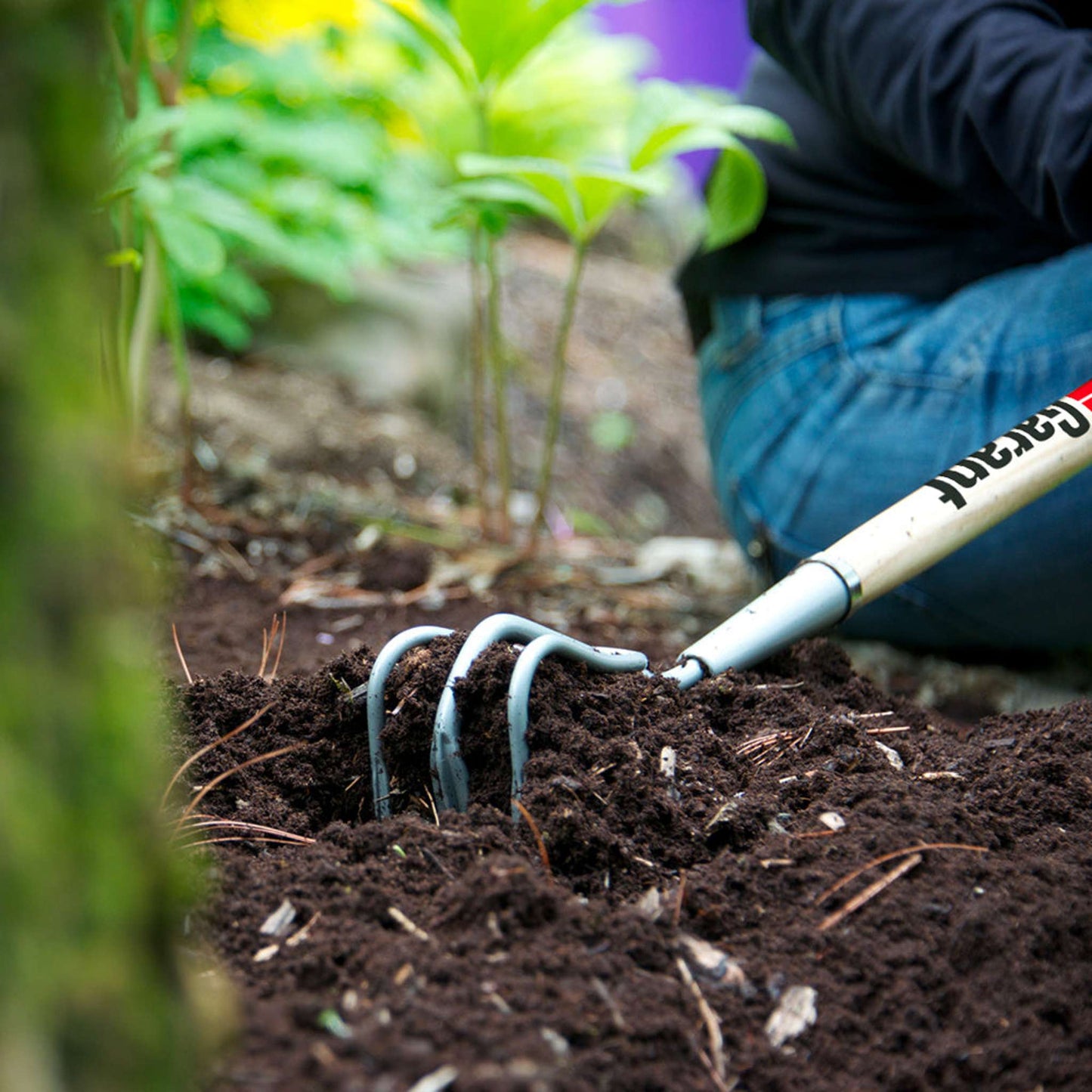 Short handle cultivator