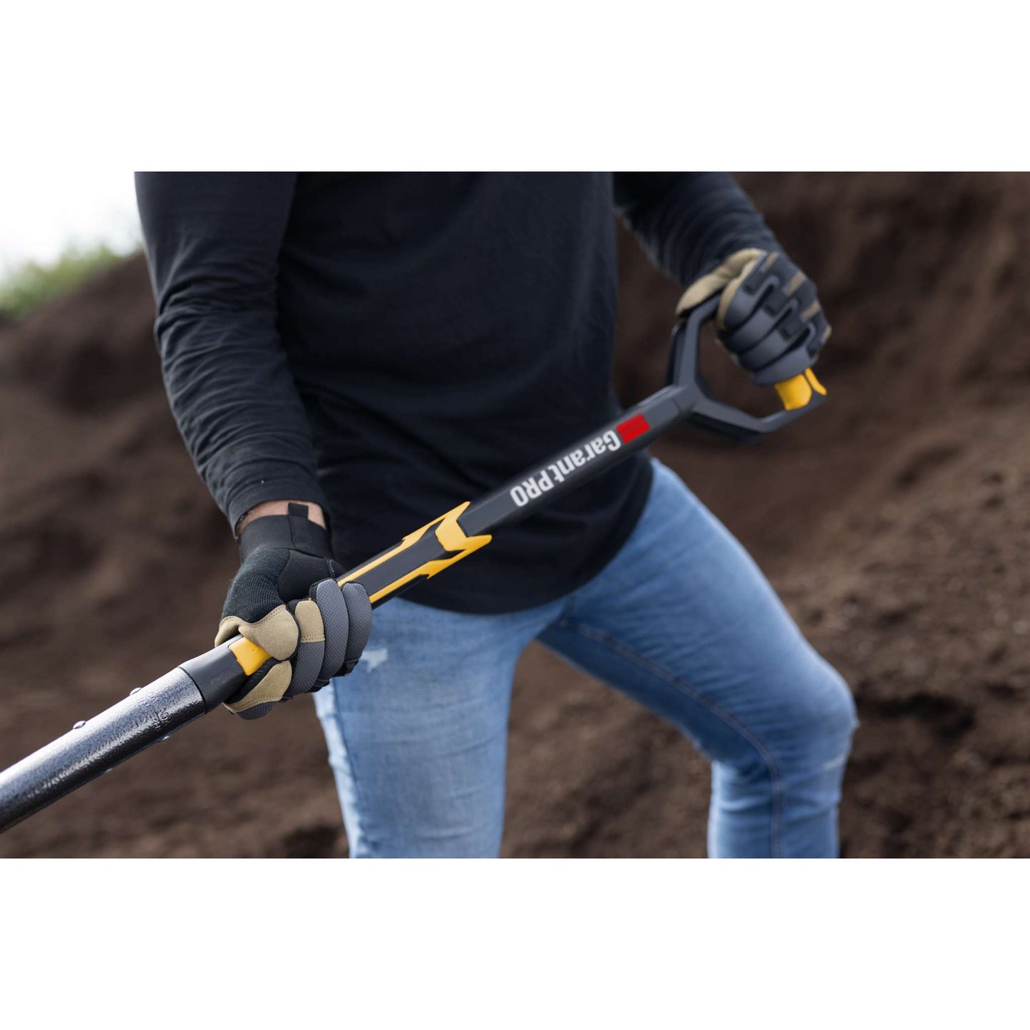 Square point shovel, engineering resin