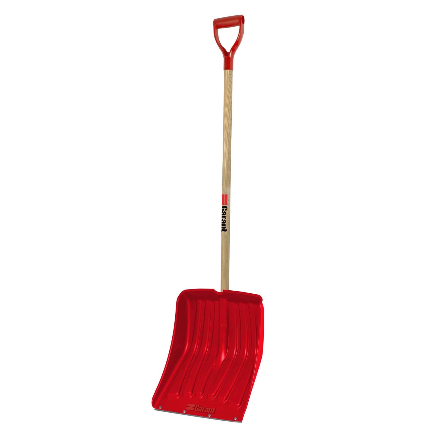Snow shovel, 13.9" poly blade, steel wear strip