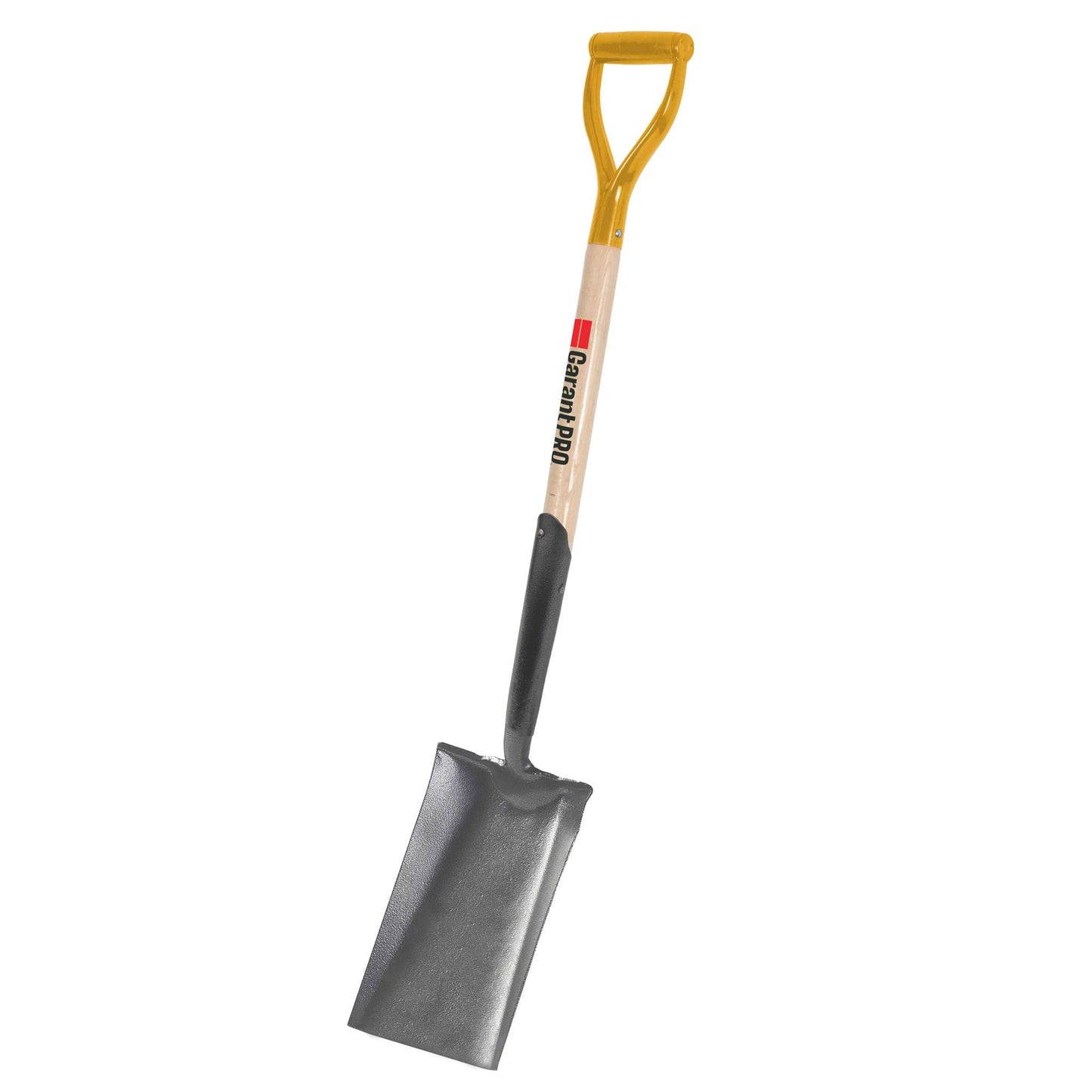 Garden spade, wood handle