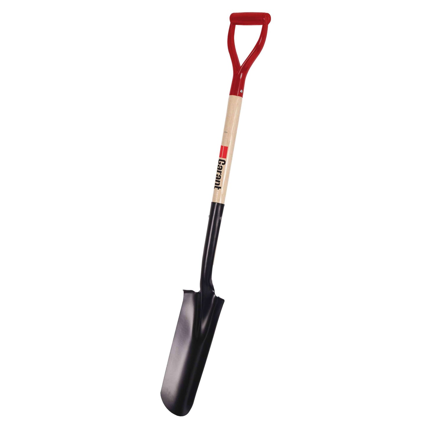 Drain spade, wood handle