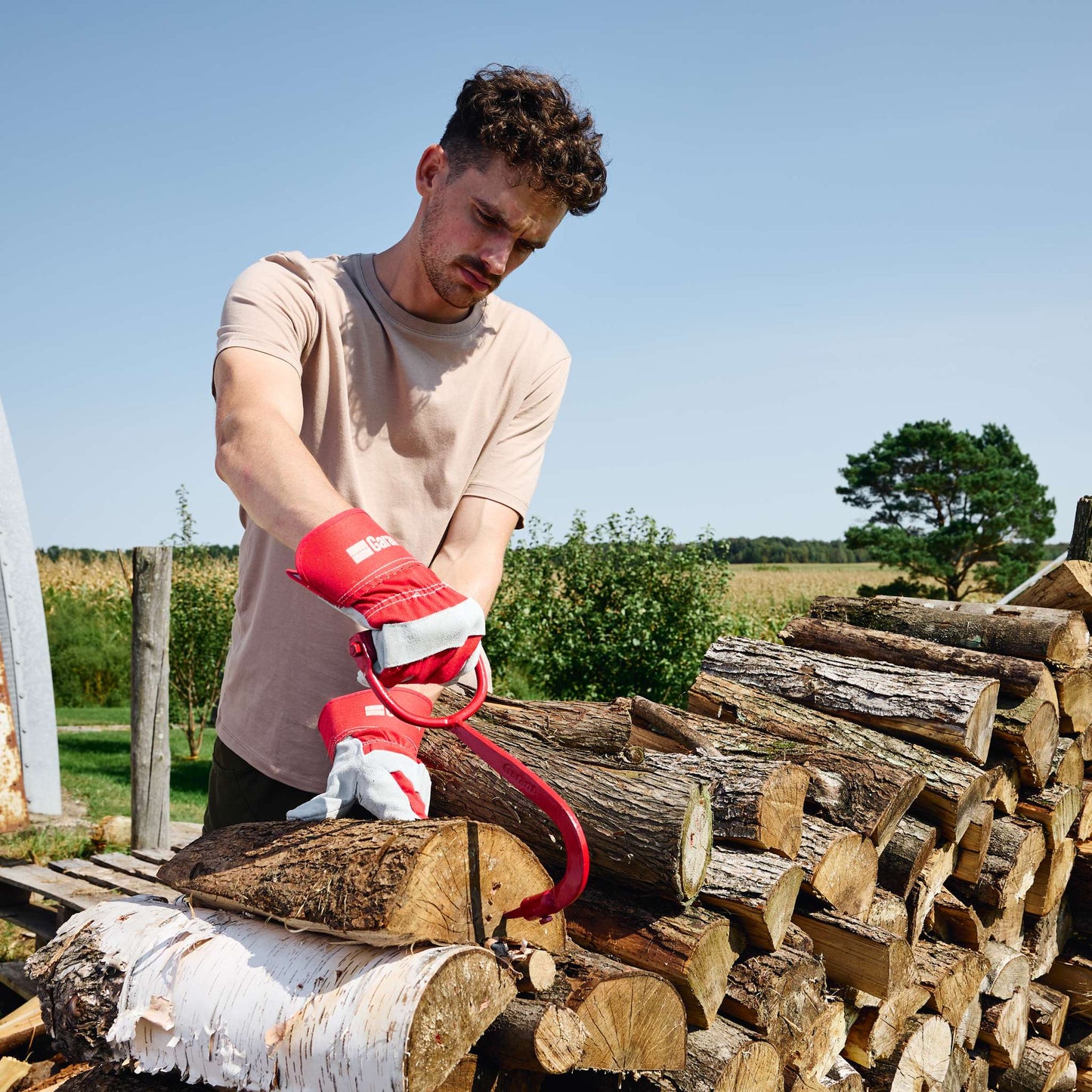 Crochet à pulpe en acier forgé