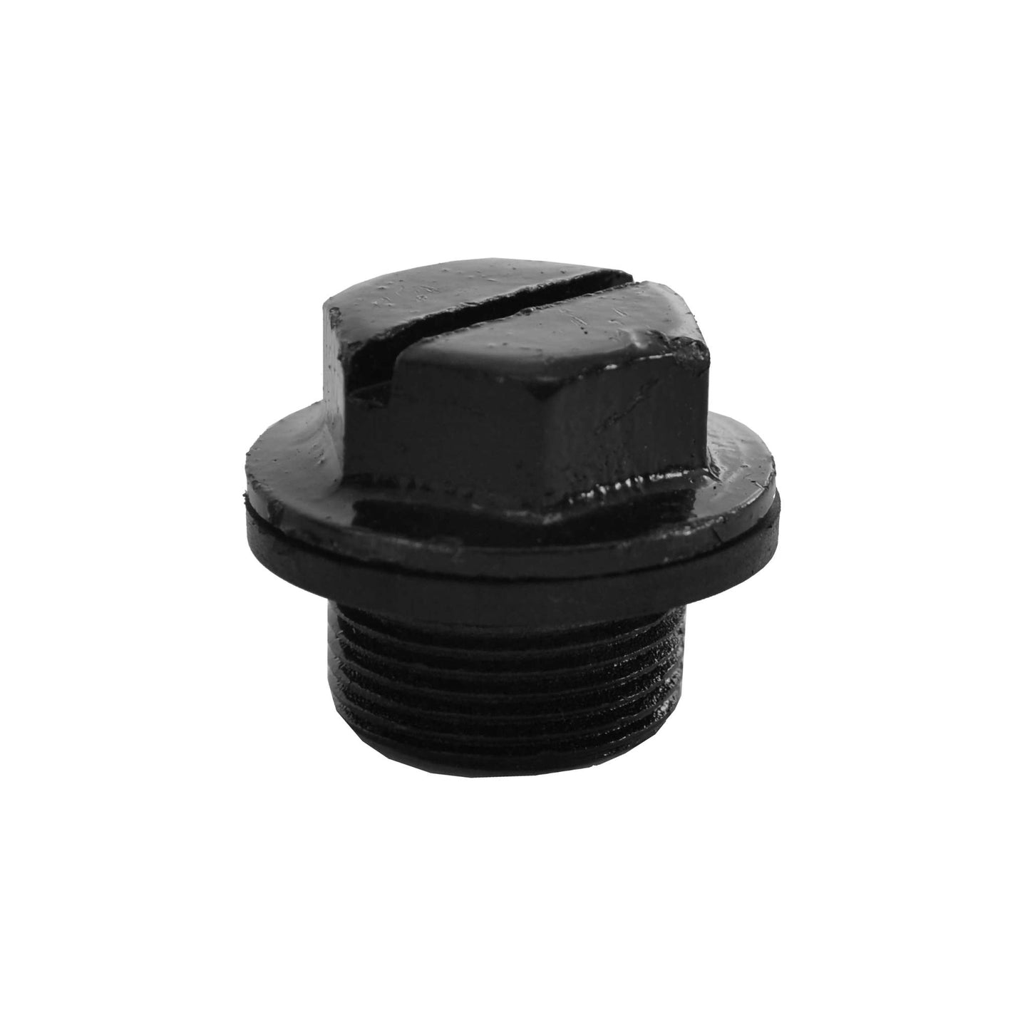 Lawn roller rubber plug
