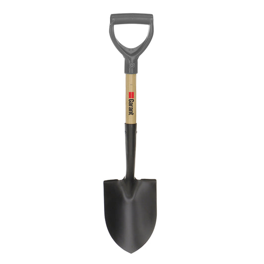 Compact round point shovel