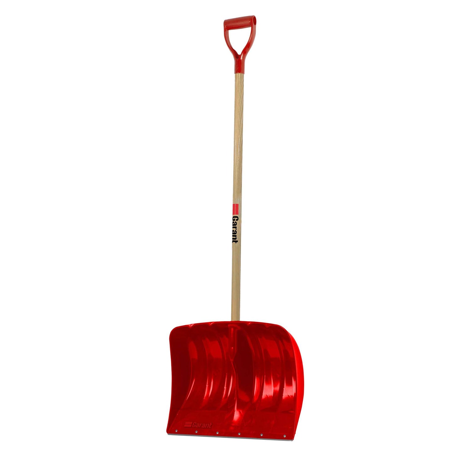 Snow shovel, 19" poly blade, steel wear strip