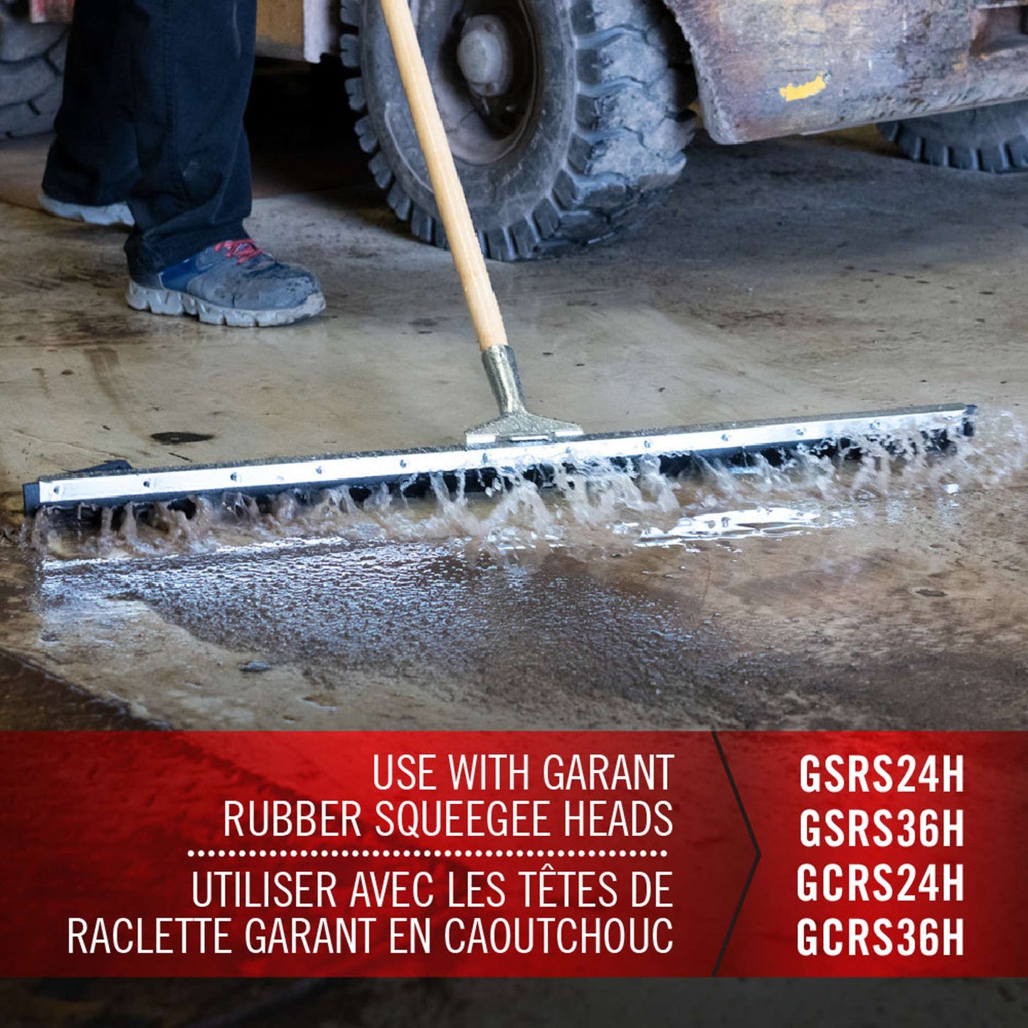 Squeegee replacement handle