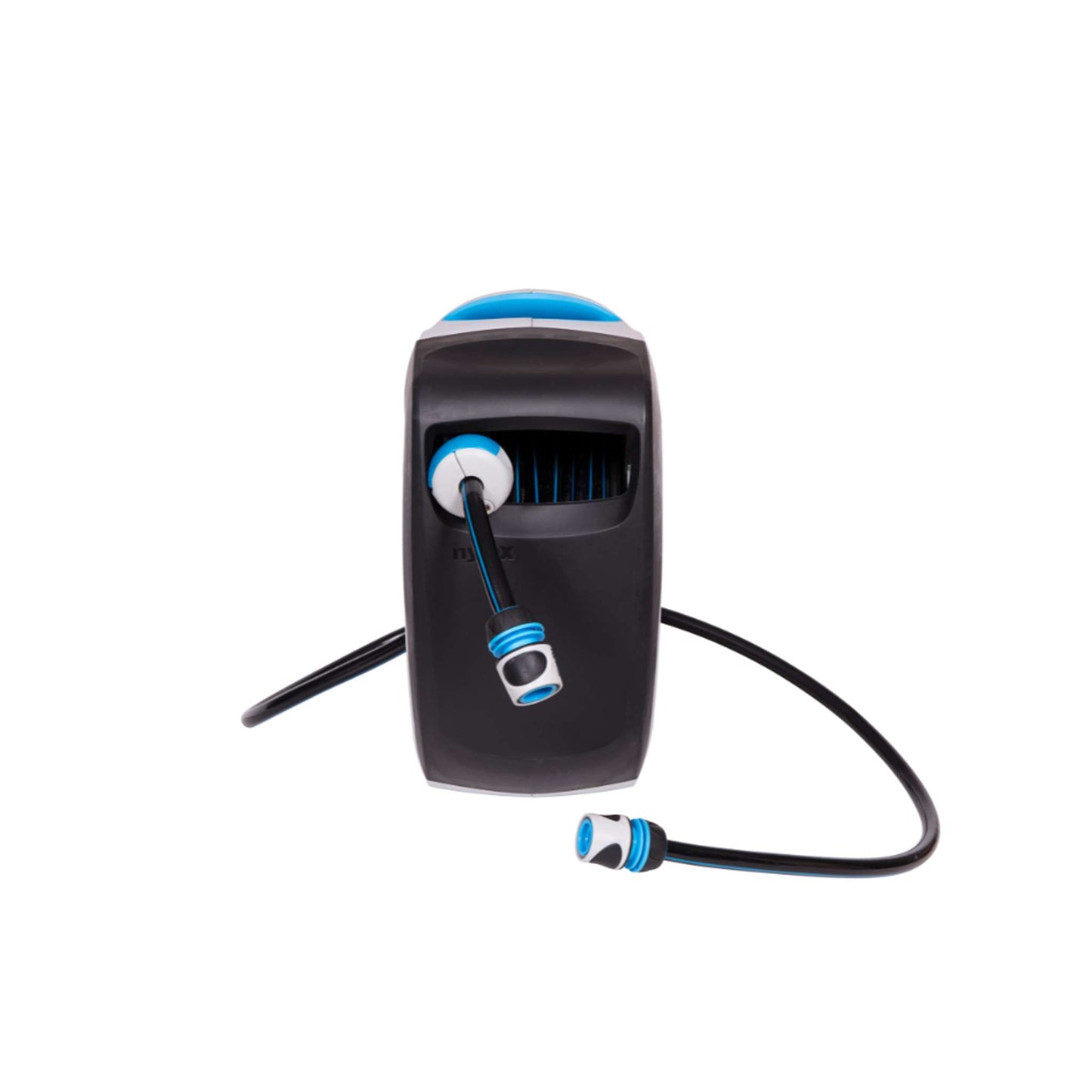 Dévidoir mural rétractable de 100 pi avec pistolet d’arrosage