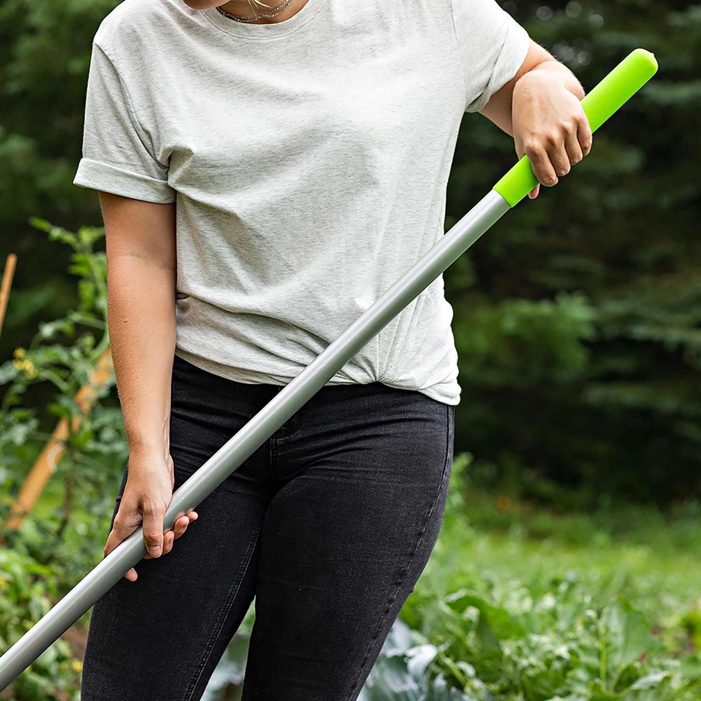 Râteau à niveler ultraléger, manche aluminium