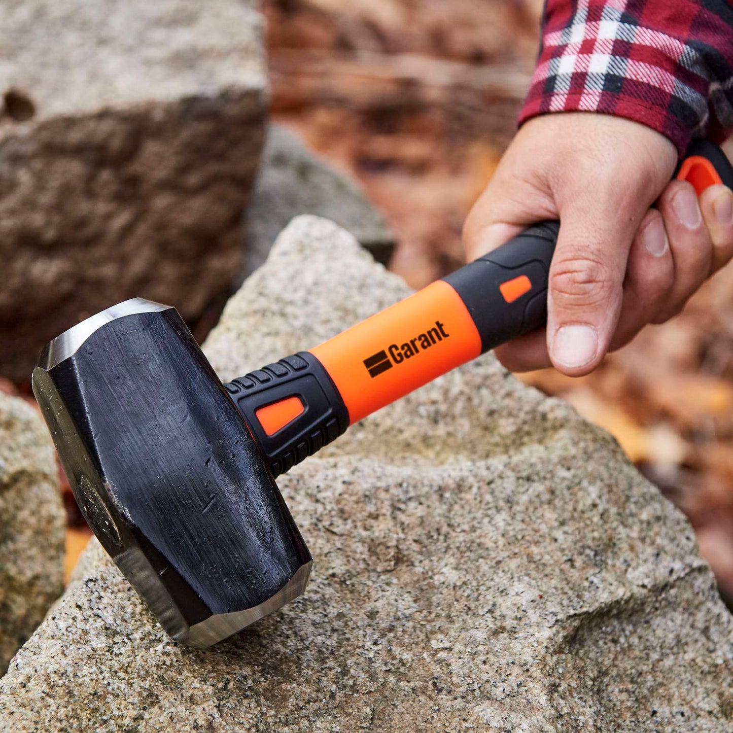 3 lbs mason club hammer with fiberglass handle