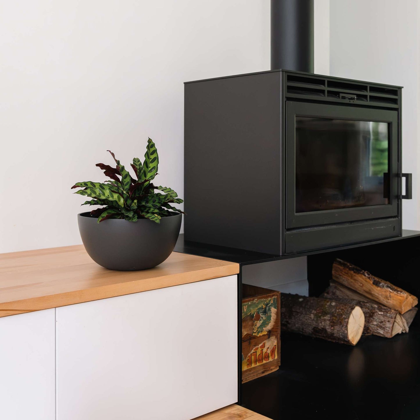 Jardinière urbaine 12 po avec fini mat