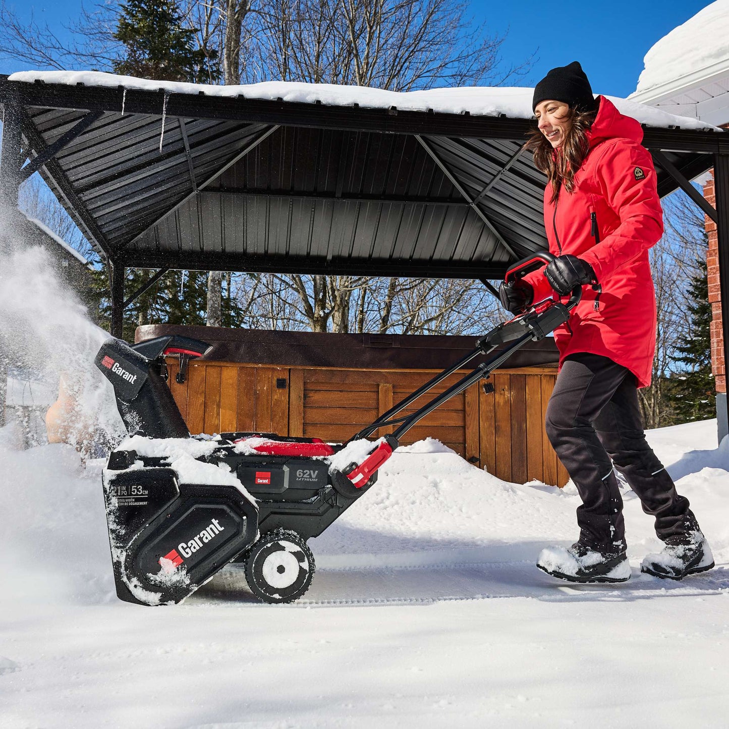 Souffleuse à neige électrique sans fil de 21 po