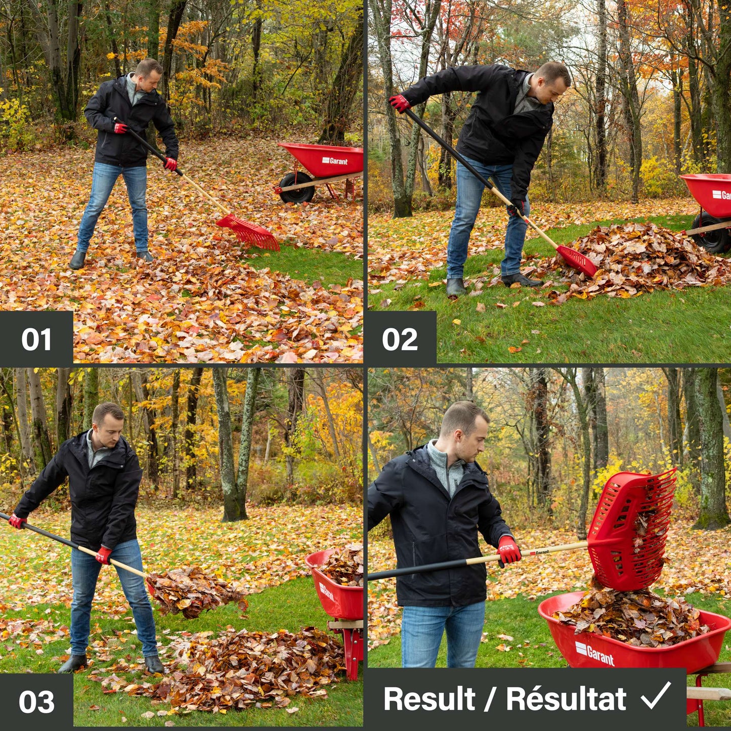 2-in-1 Scooping Leaf Rake