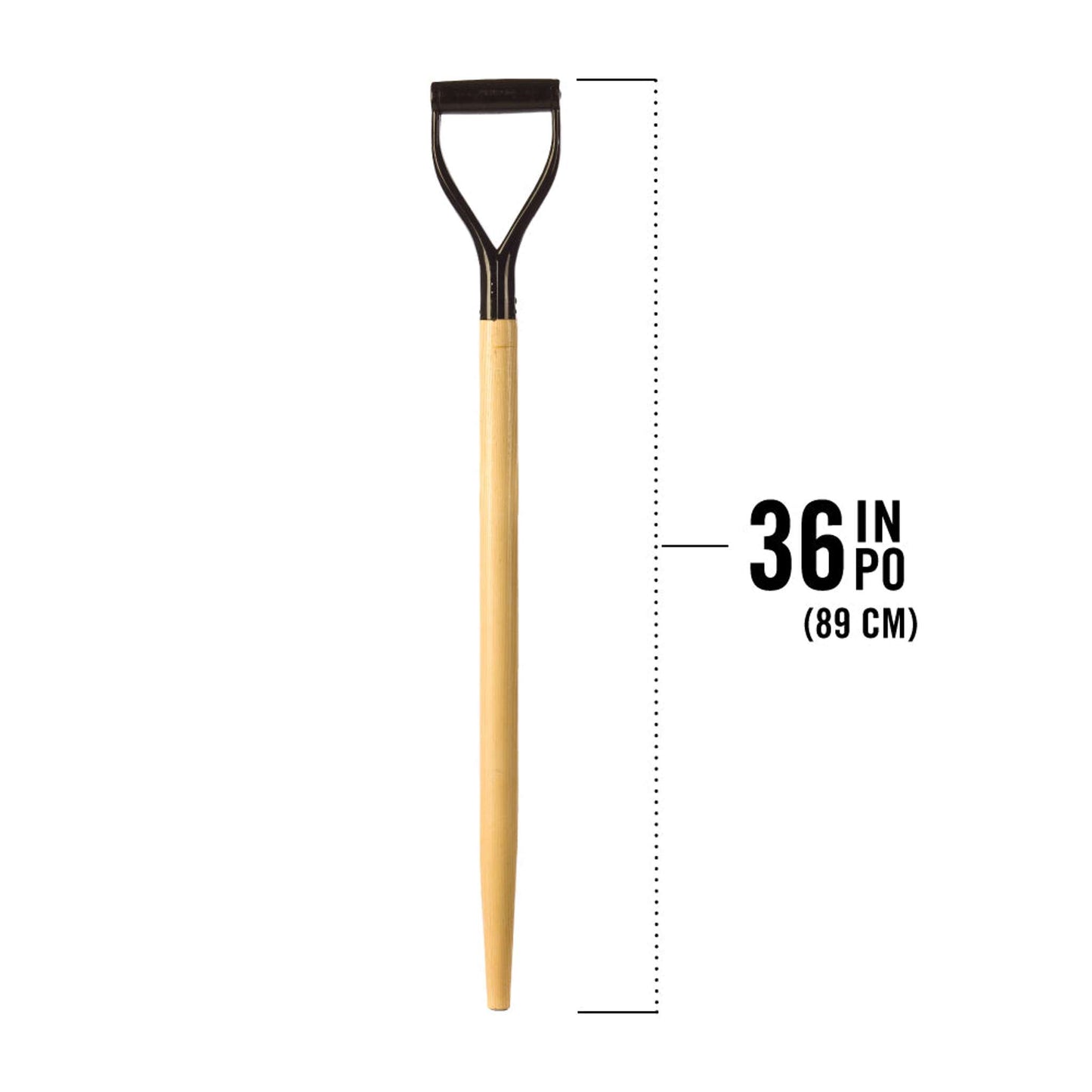 D-grip shovel replacement handle