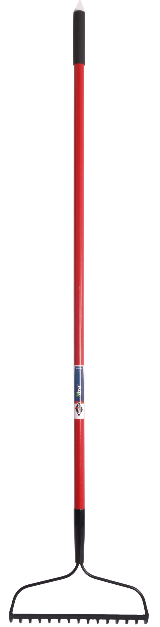 Bow rake, fiberglass handle