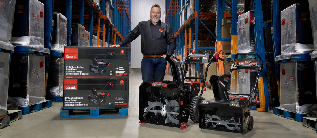 Les premières souffleuses à neige Garant arrivent sur le marché