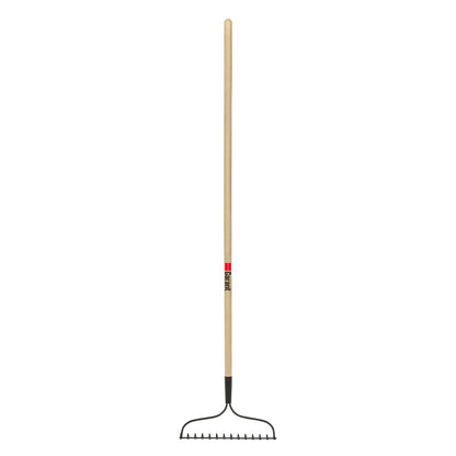 Bow rake wood handle