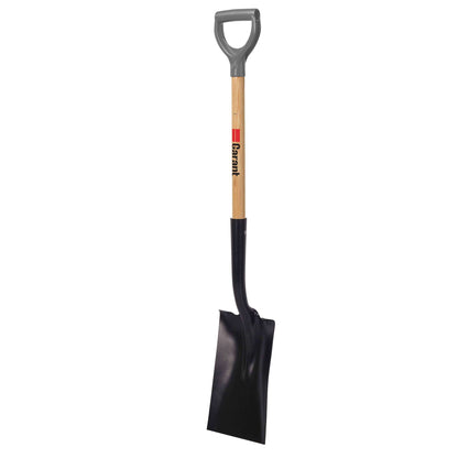 Garden spade, wood handle