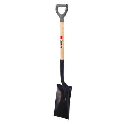 Garden spade, wood handle