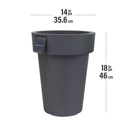 Pot solaire 14 po