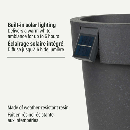 Pot solaire 14 po