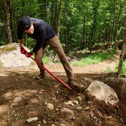 54" crowbar, pinch point