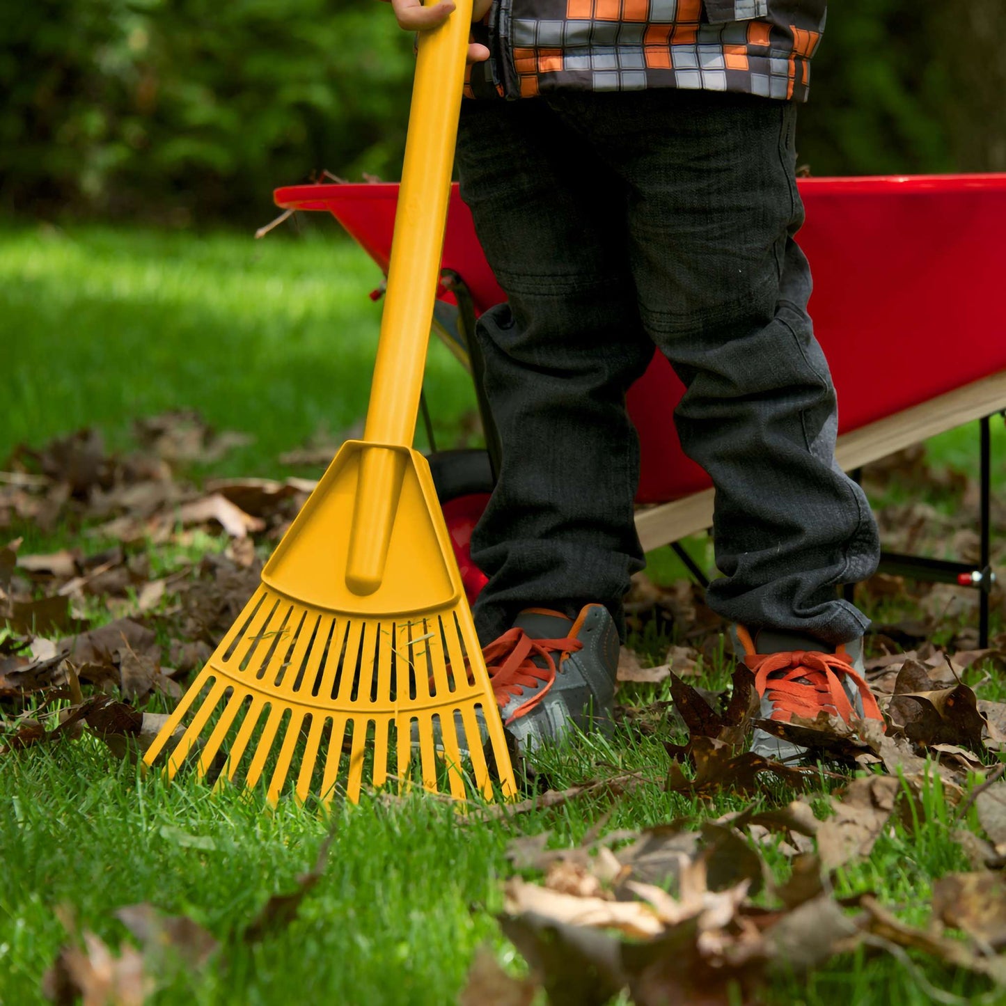 Kids lawn rake