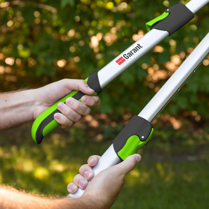 Bypass lopping shears, telescopic handles