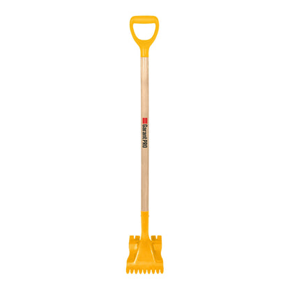 Shingle remover tool, wood handle