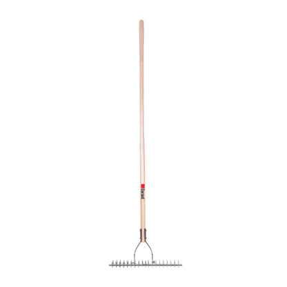 Thatching rake, wood handle