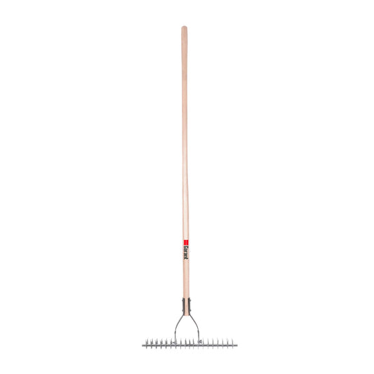 Thatching rake, wood handle