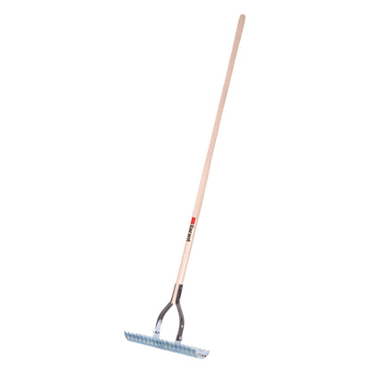 Thatching rake, wood handle