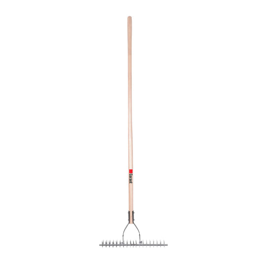 Thatching rake, wood handle