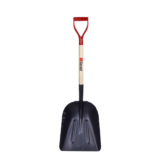 14'' Hardened Steel Grain and Coal Scoop with D-Grip Handle