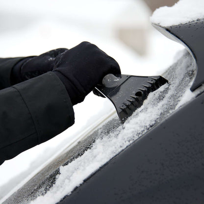 Balai à neige et grattoir à glace 35 po avec poignée en mousse