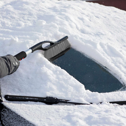Balai à neige et grattoir à glace 35 po avec poignée en mousse