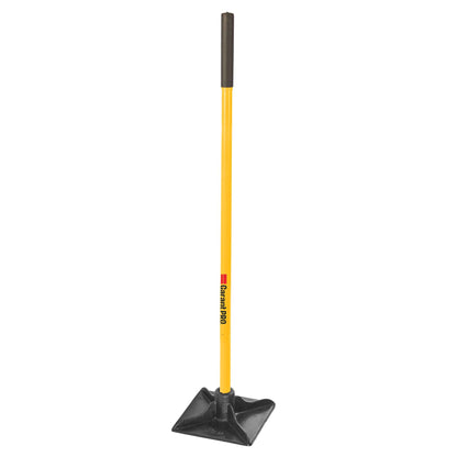 Compacteur tête de 10 po x 10 po, manche en fibre de verre