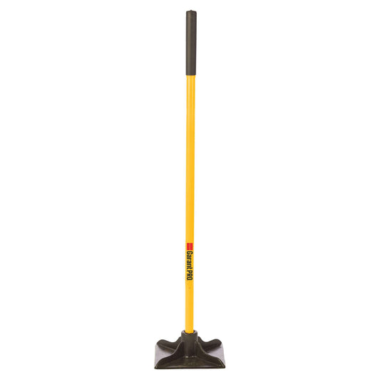 Compacteur tête de 10 po x 10 po, manche en fibre de verre