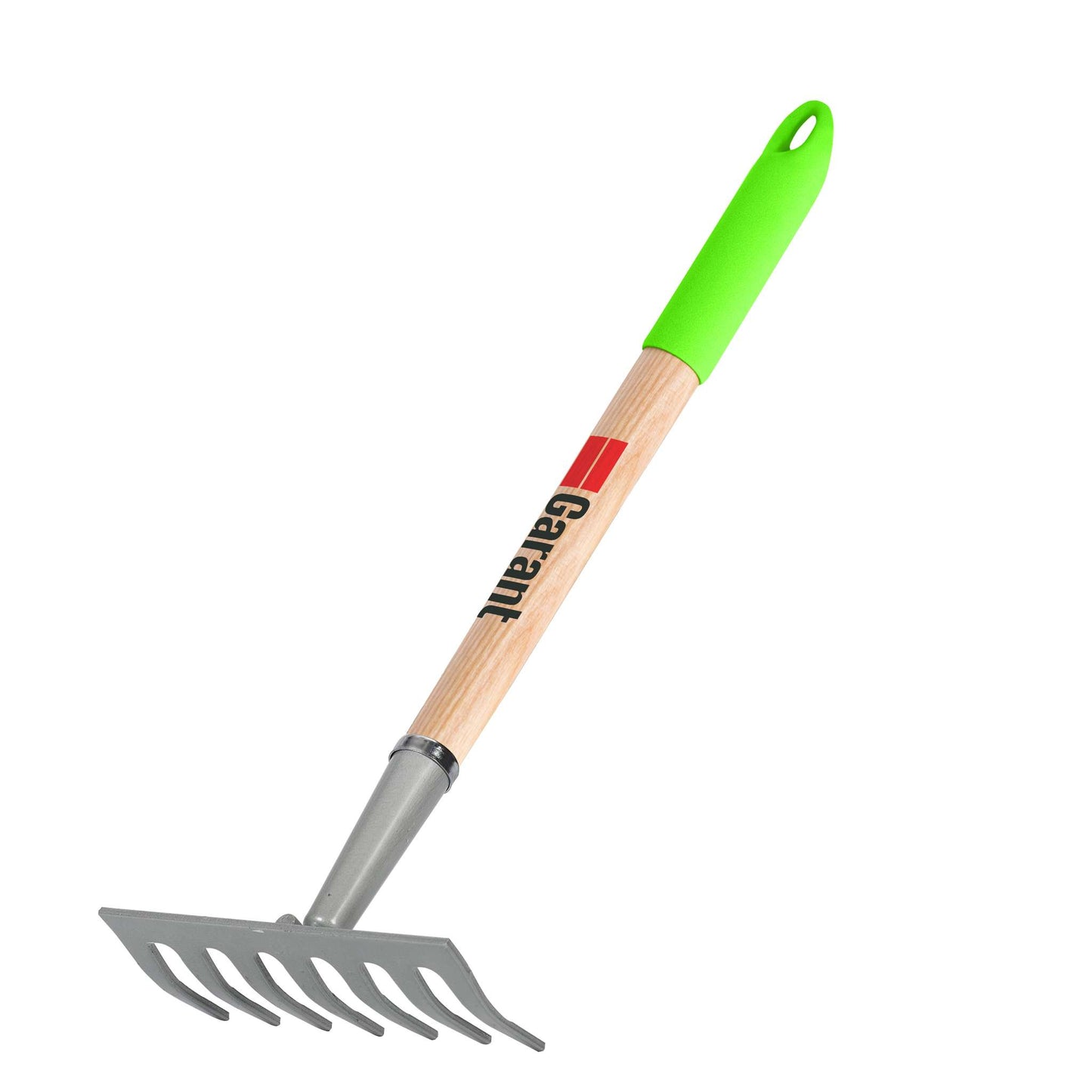 Râteau à niveler, manche court en bois