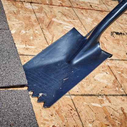 Shingle remover tool, wood handle