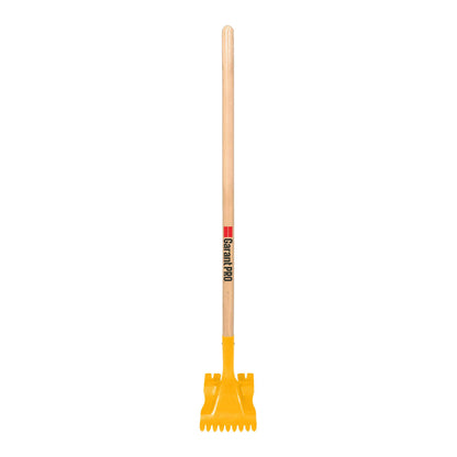 Shingle remover tool, wood handle