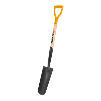 Pelle à drain, manche en bois