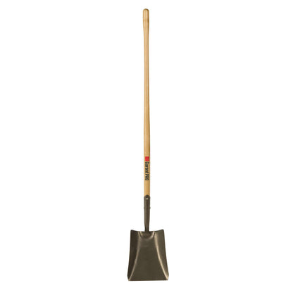 Pelle carrée, long manche en bois
