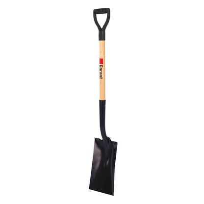 Garden spade, wood handle