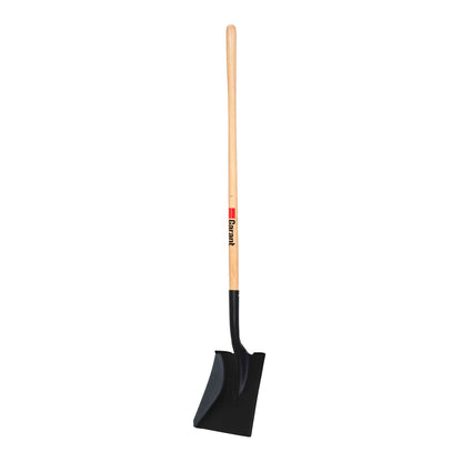 Square Point Tempered Steel Shovel with Long Handle