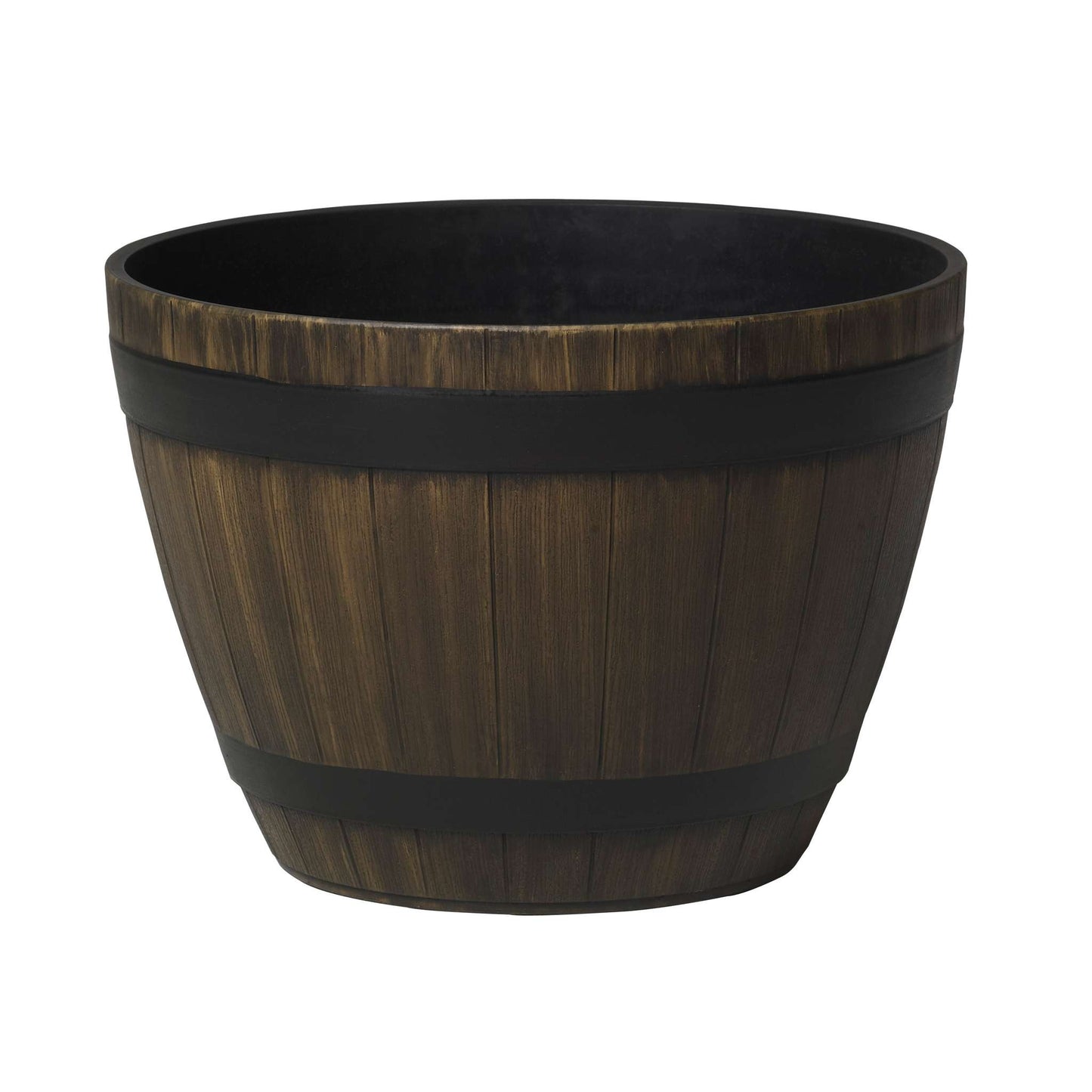 20.5’’ Wine Barrel Planter with wood effect