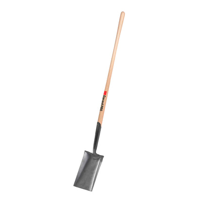 Garden spade, wood handle