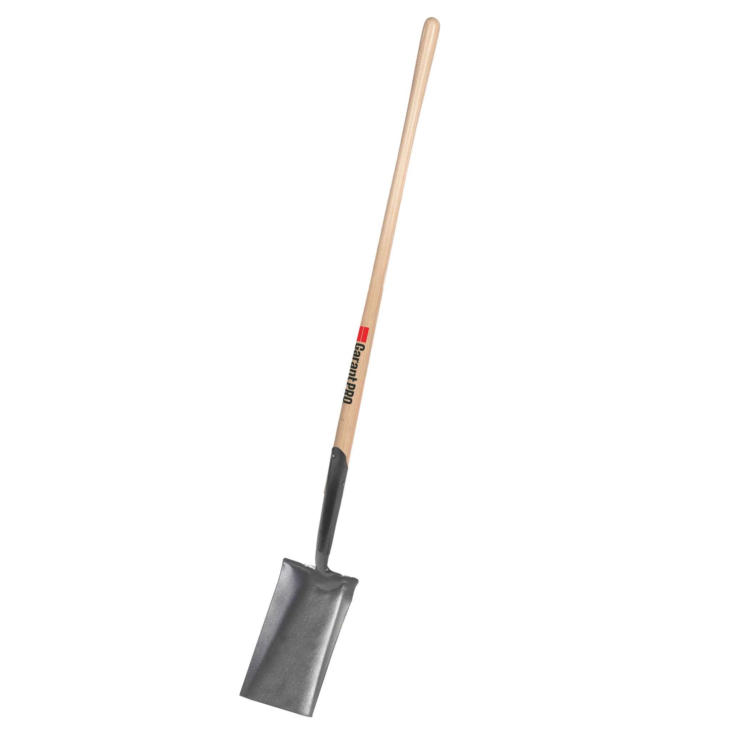 Garden spade, wood handle