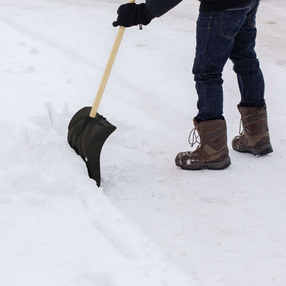 Snow shovel, 18" poly blade