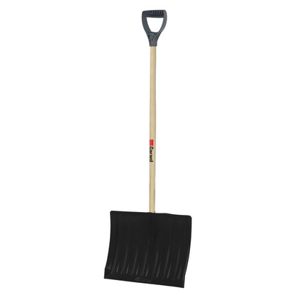 Snow shovel, 18" poly blade